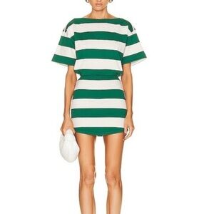 Helsa boatneck rugby dress